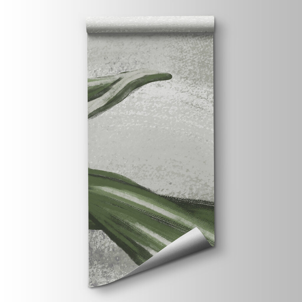 Groene bladstreken, witte vlekken — productweergave
