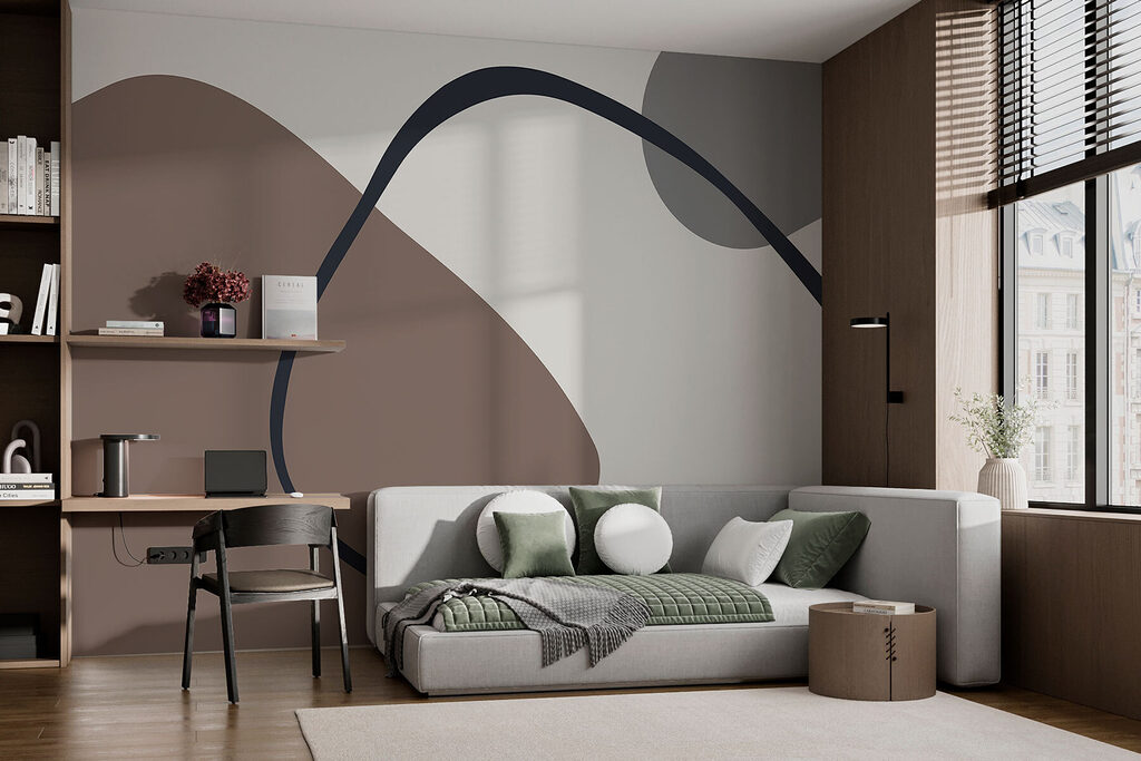 Donkere lus over kleur — interieur 1