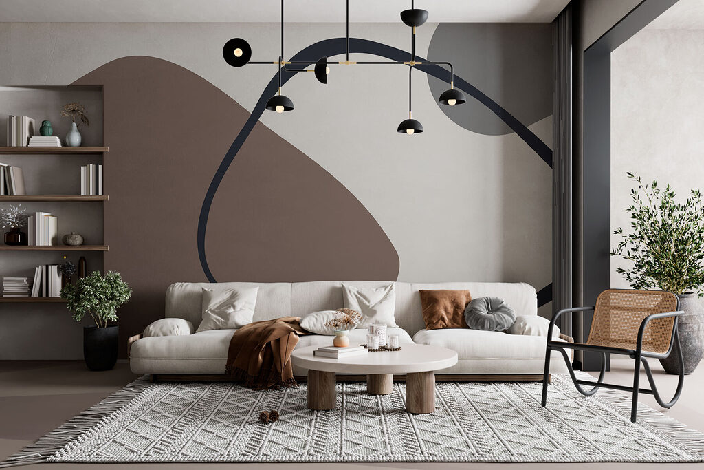 Donkere lus over kleur — interieur 2