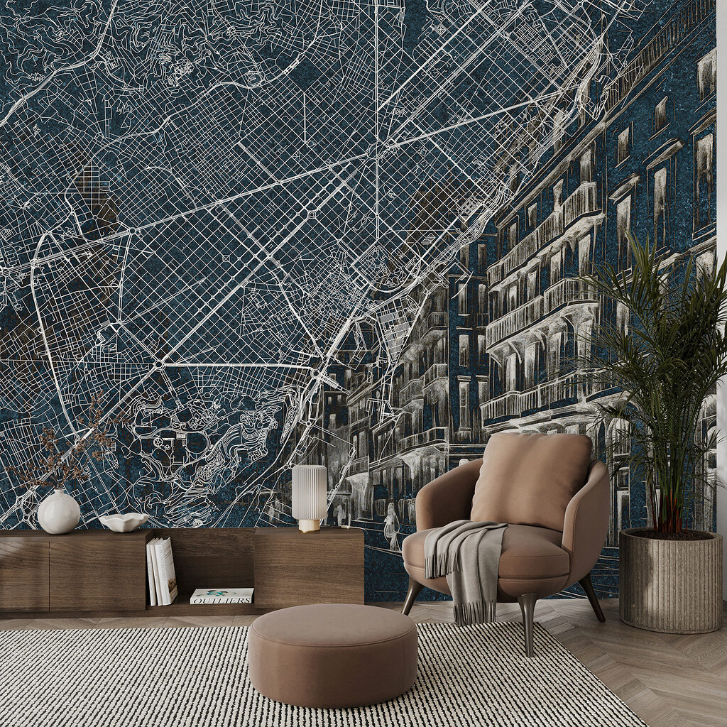 Straten verweven met gevels — interieur 2