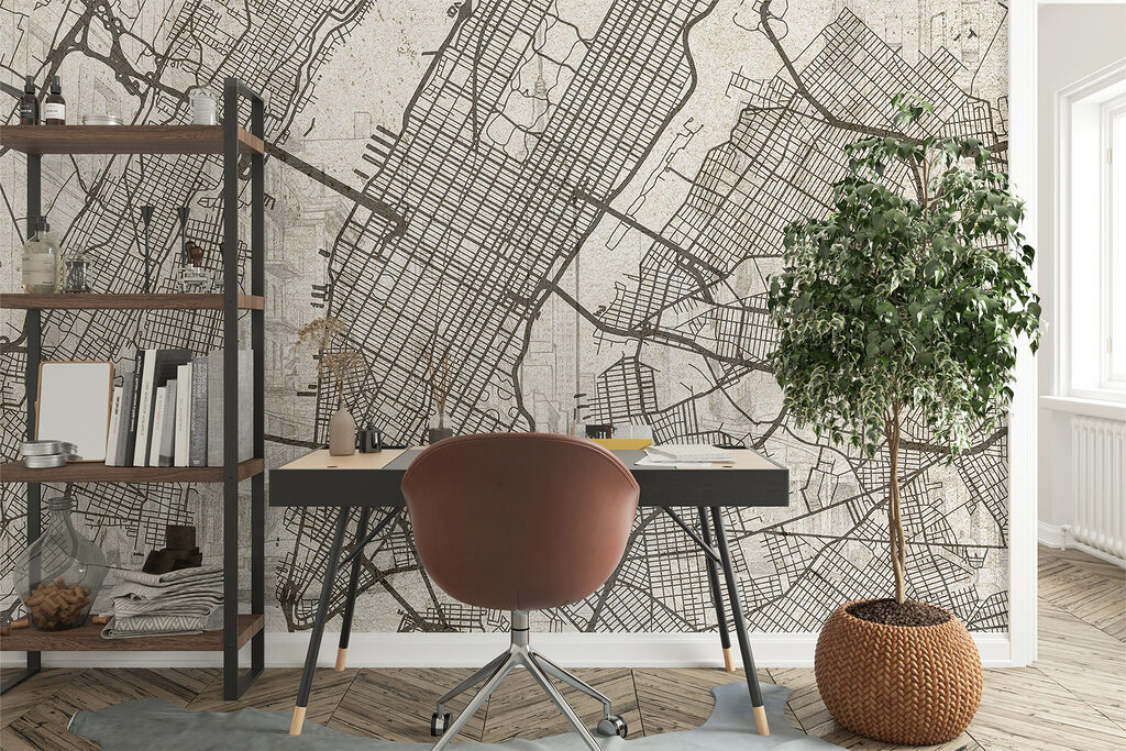 Manhattan in fijne kaartlijnen — interieur 5