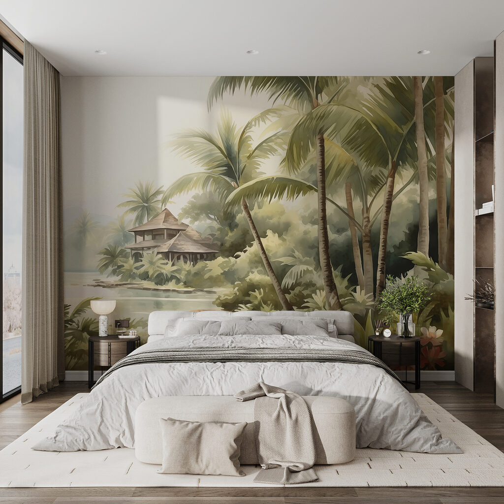 Palmen bij een strandhuis — interieur 1
