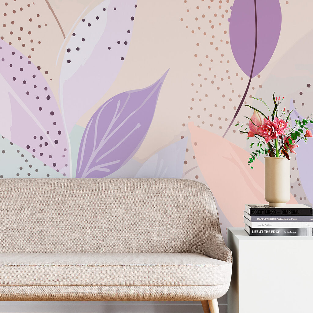 Bladeren tussen pastelstippen — interieur 2