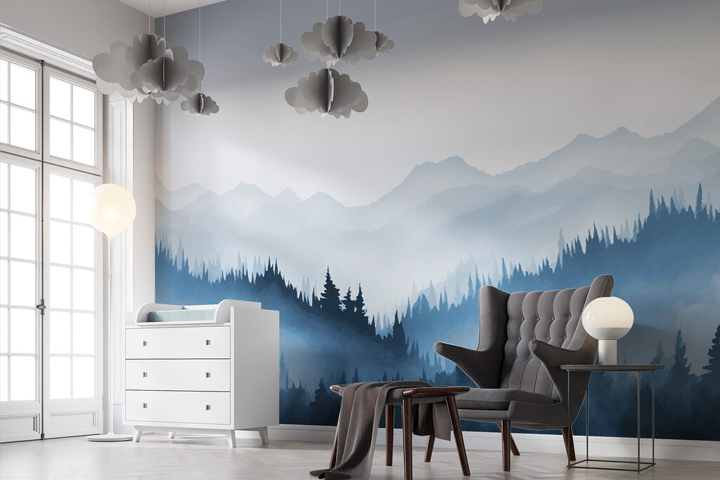 Dennenbossen tussen verre bergen — interieur 3