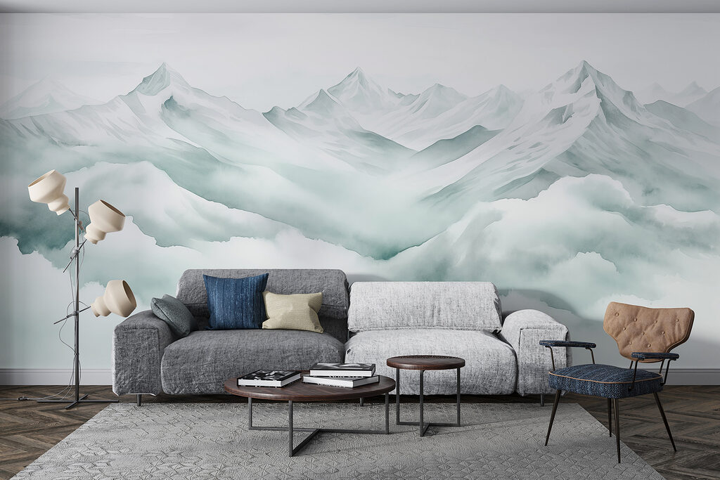 Bergtoppen in een wolkenzee — interieur 2