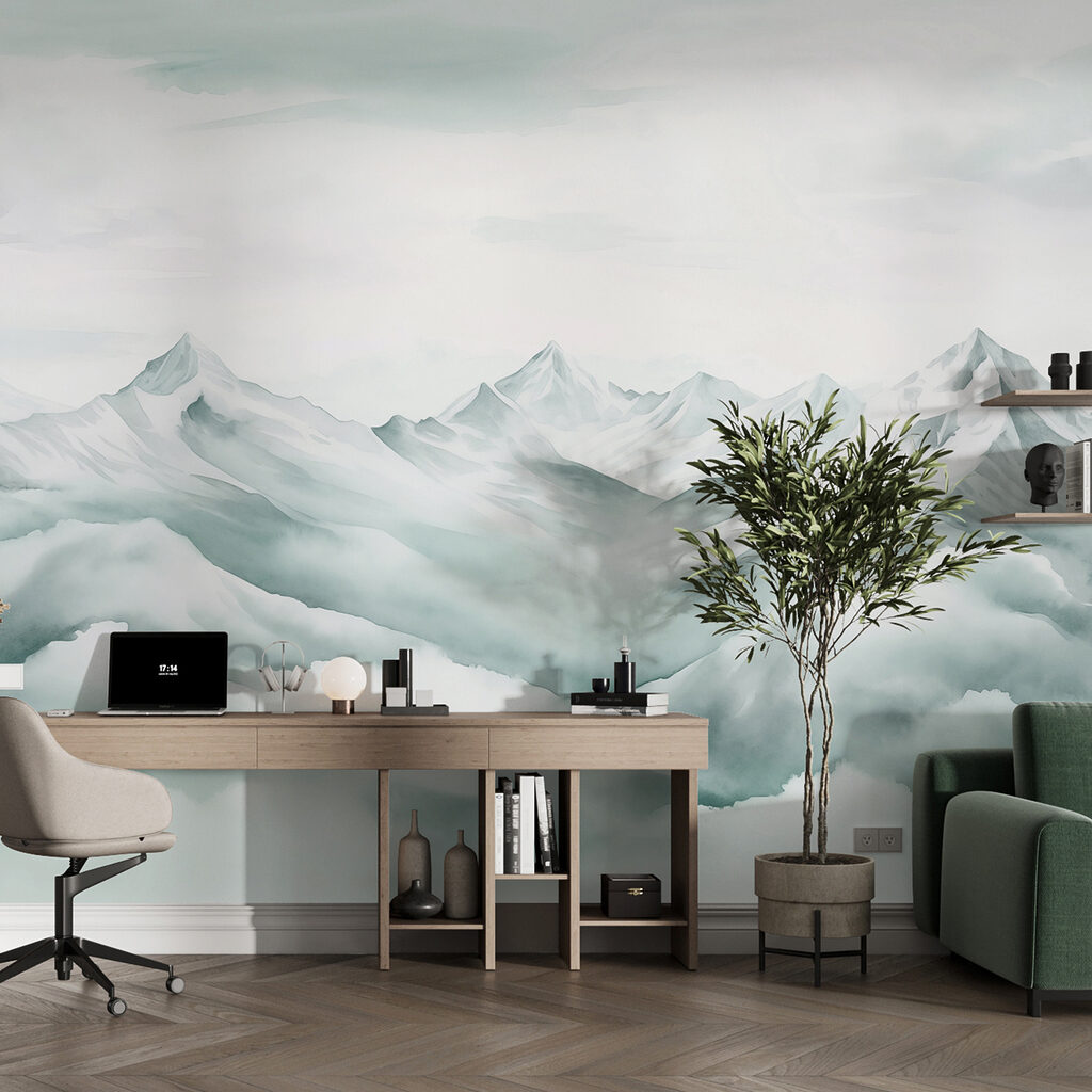 Bergtoppen in een wolkenzee — interieur 4