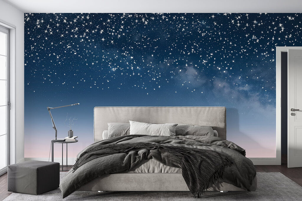 Sterrenregen boven zacht horizonlicht — interieur 2