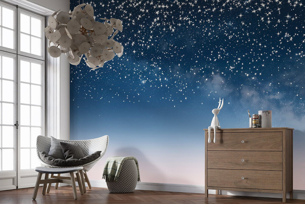Sterrenregen boven zacht horizonlicht — interieur 3