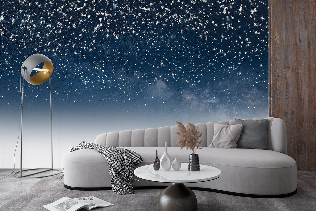 Sterrenregen boven zacht horizonlicht — interieur 3