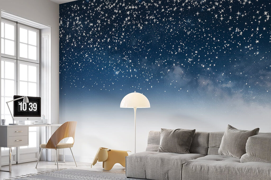Sterrenregen boven zacht horizonlicht — interieur 4