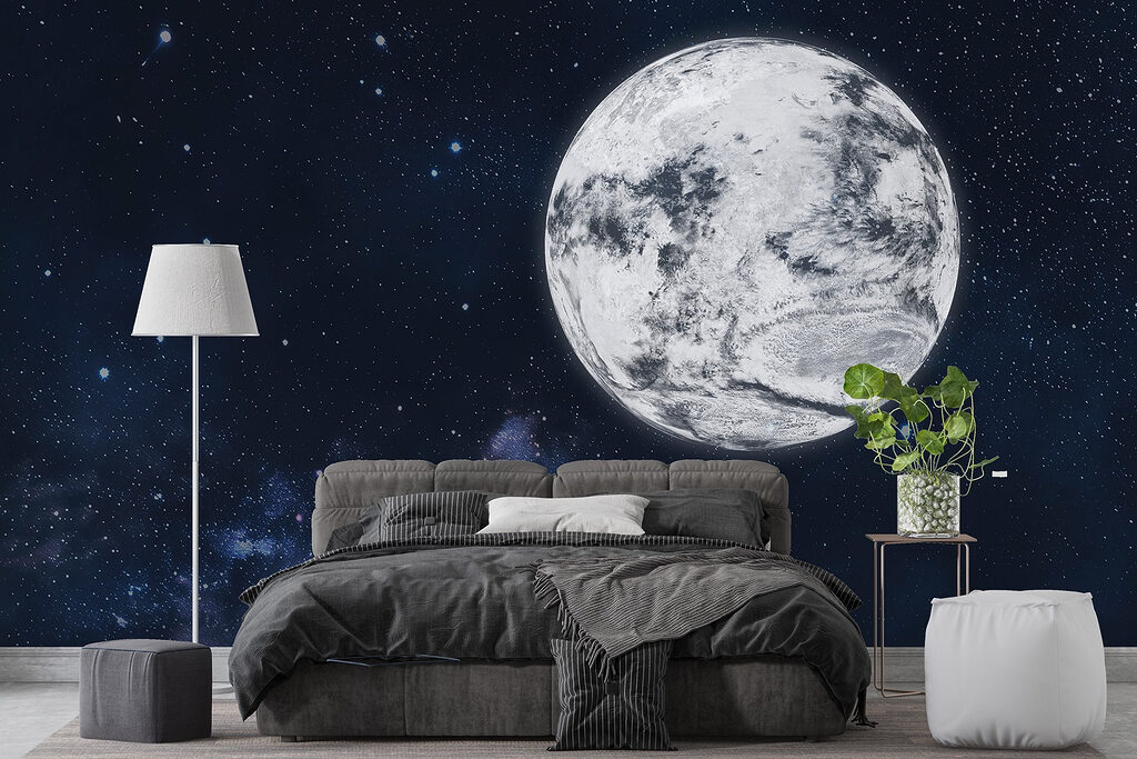 Maan in diepe sterrennacht — interieur 2