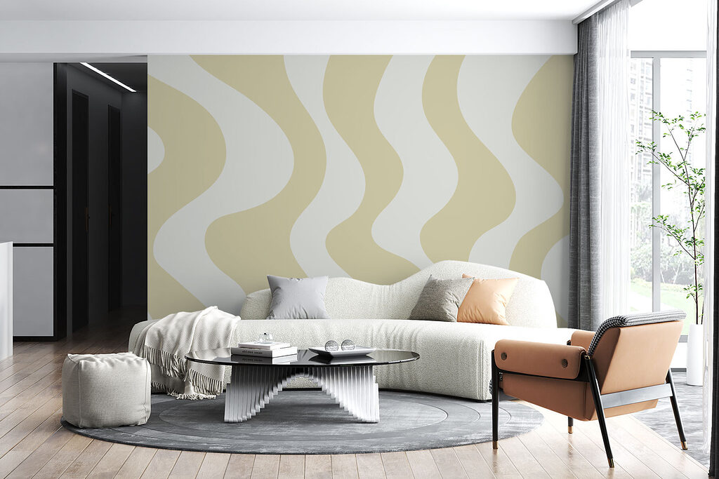 Brede golven naast elkaar — interieur 1
