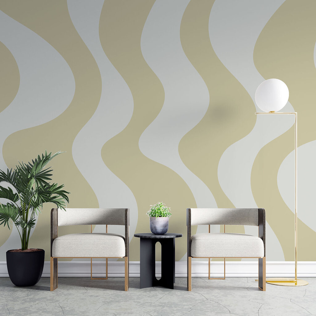 Brede golven naast elkaar — interieur 3
