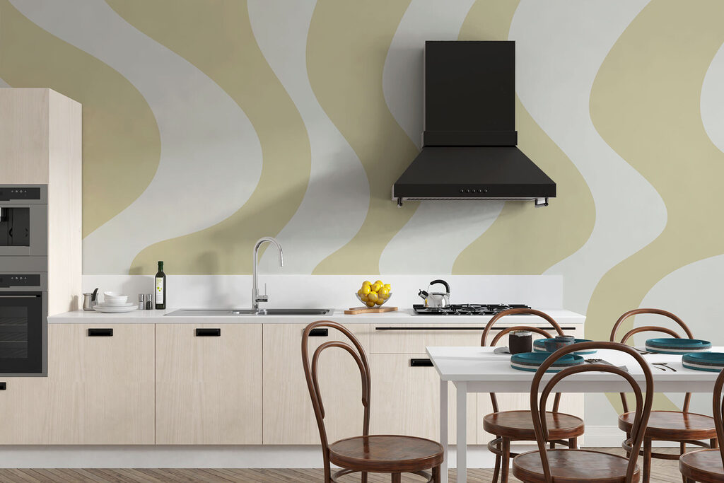 Brede golven naast elkaar — interieur 4
