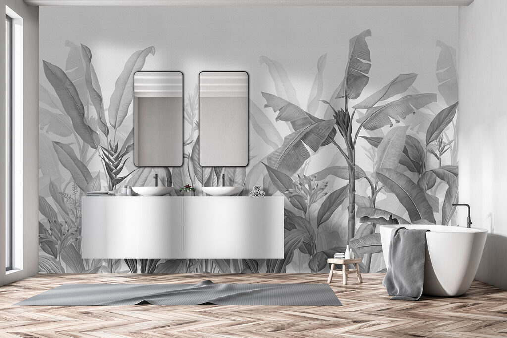 Tropenbloemen aan lange stelen — interieur 4