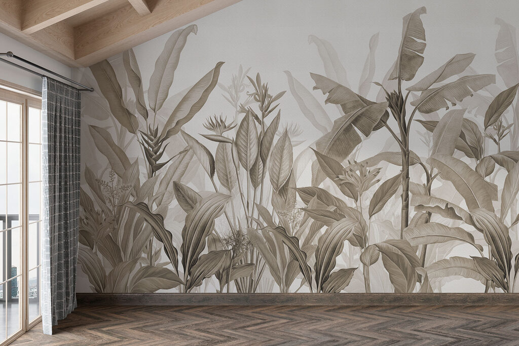 Tropenbloemen aan lange stelen — interieur 3
