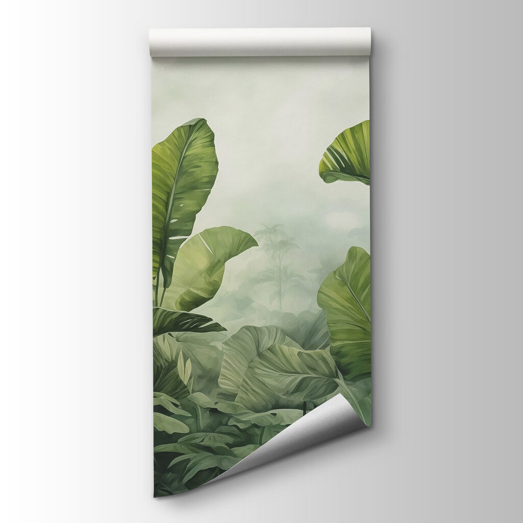 Groot blad in boslicht — productweergave