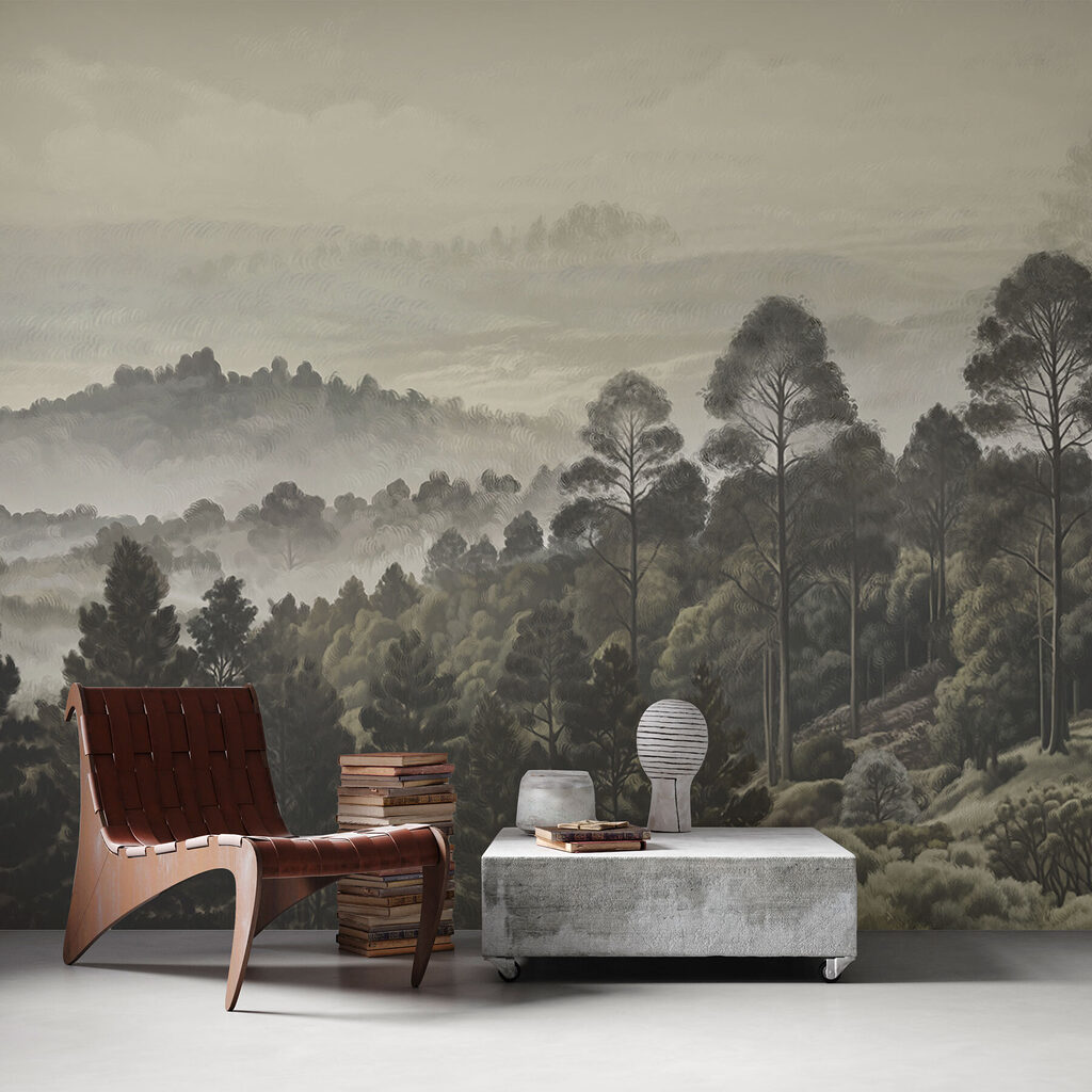 Bosheuvels in een prent — interieur 3