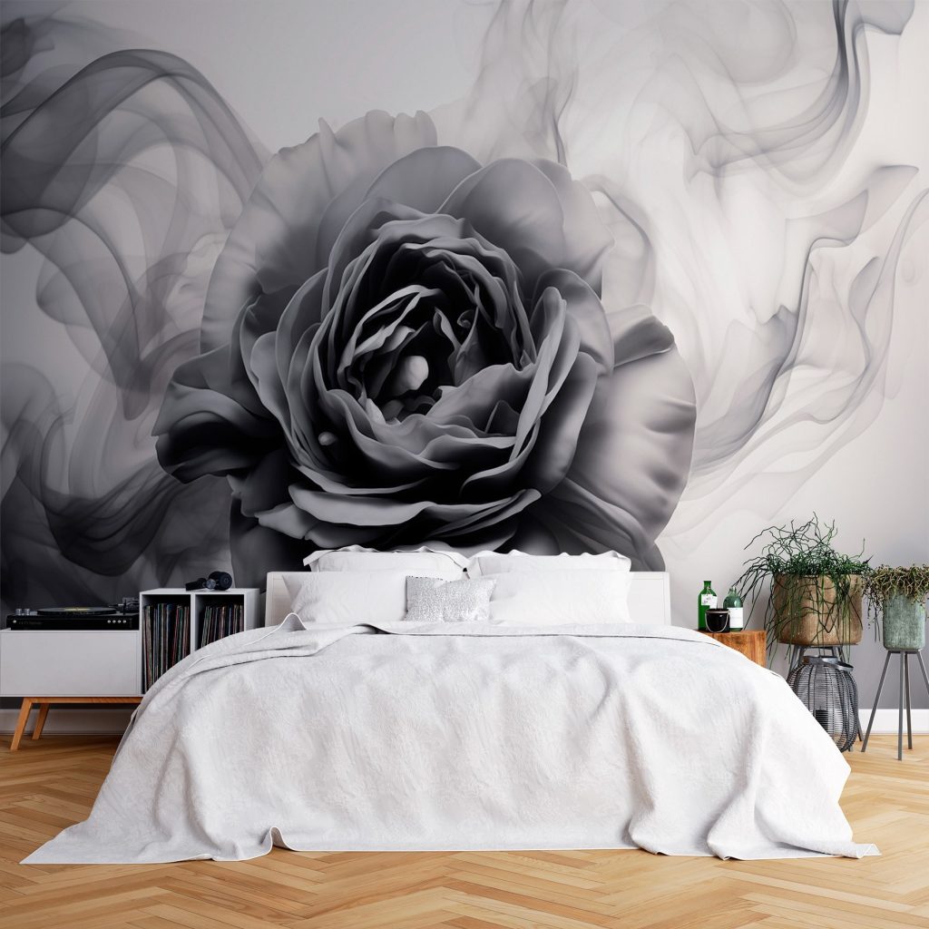 Grijze roos in rooksluiers — interieur 1