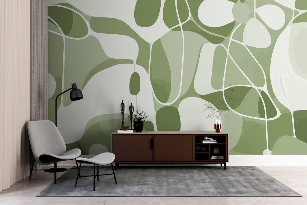 Kleurlussen onder dunne lijnen — interieur 3