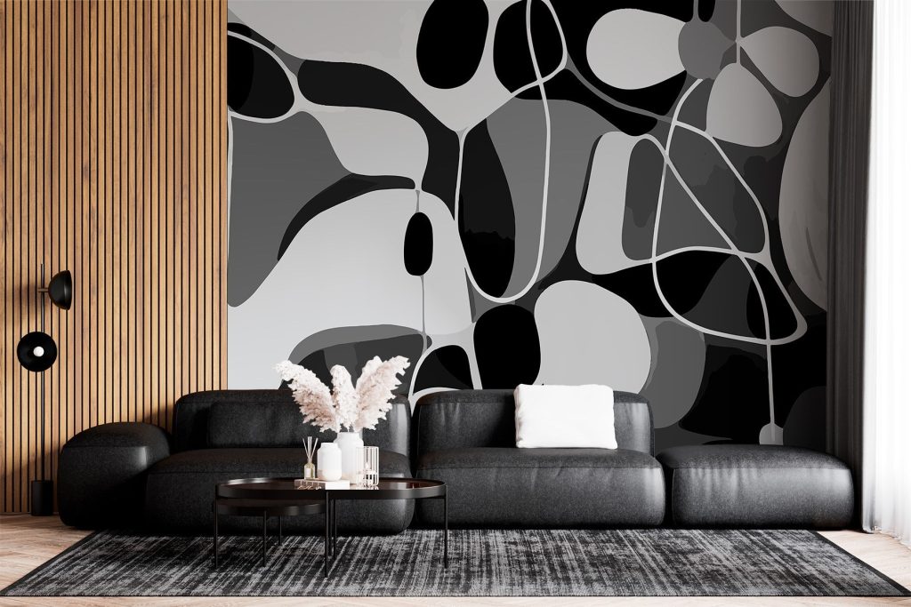 Kleurlussen onder dunne lijnen — interieur 1
