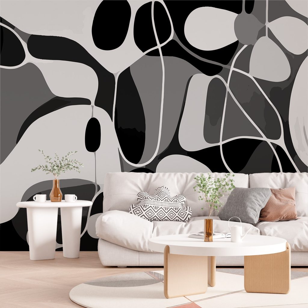 Kleurlussen onder dunne lijnen — interieur 2