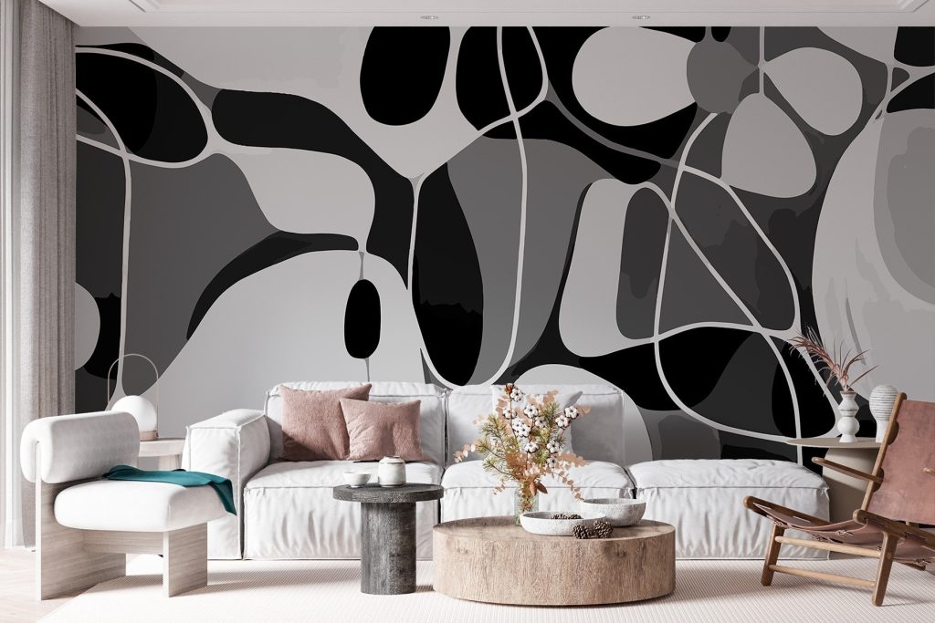 Kleurlussen onder dunne lijnen — interieur 3