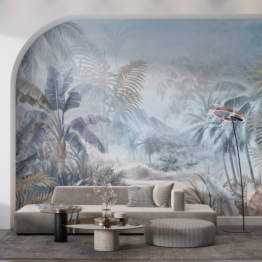 Schilderij van een jungle — interieur 1