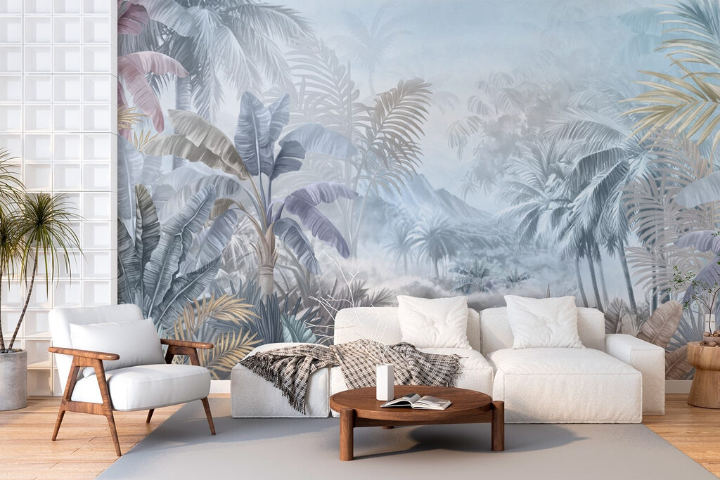 Schilderij van een jungle — interieur 3
