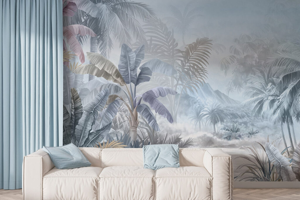 Schilderij van een jungle — interieur 4