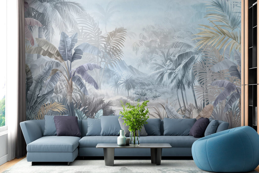Schilderij van een jungle — interieur 5