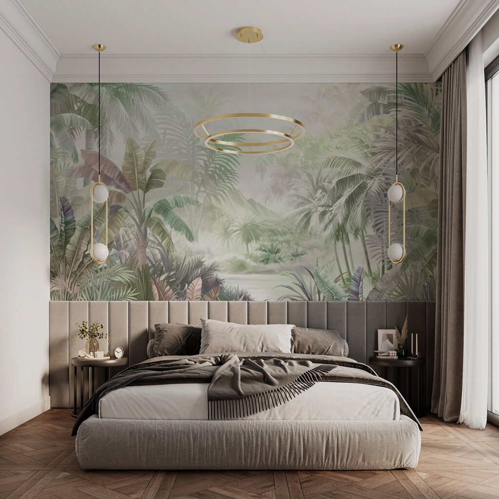 Schilderij van een bos — interieur 1