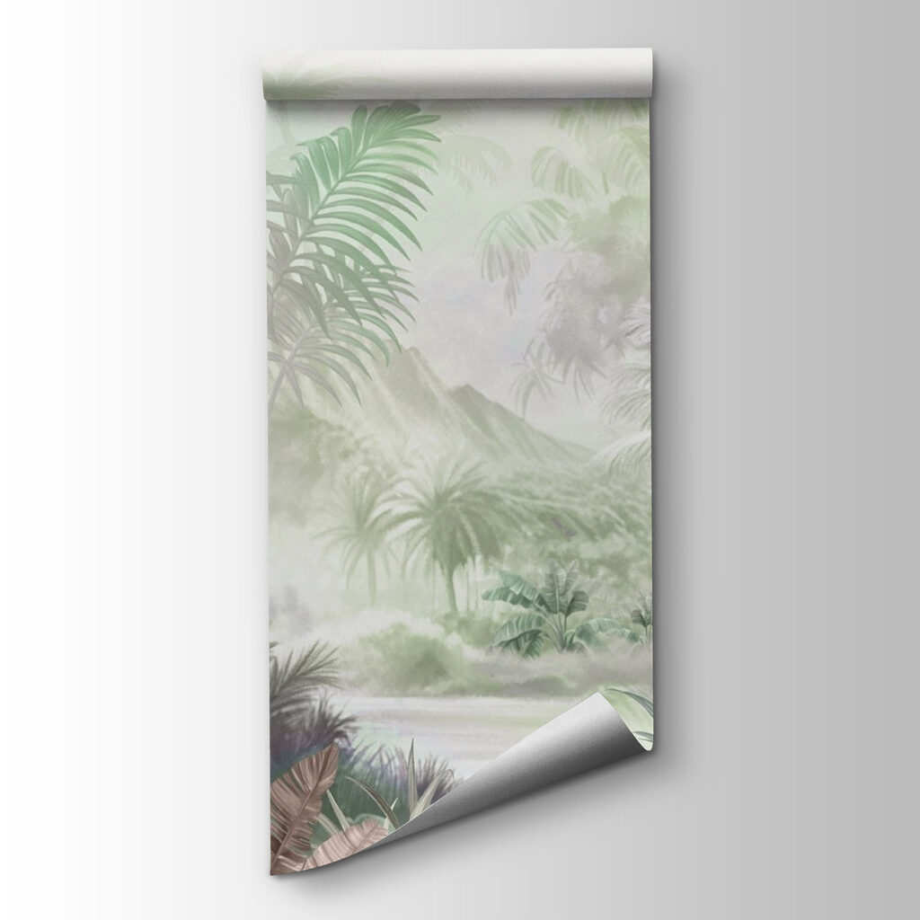 Schilderij van een bos — productweergave