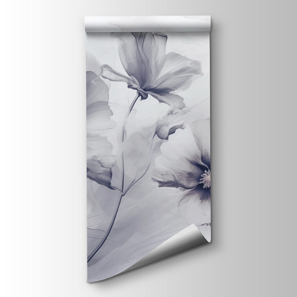 Losse bloemen met waterverfranden — productweergave