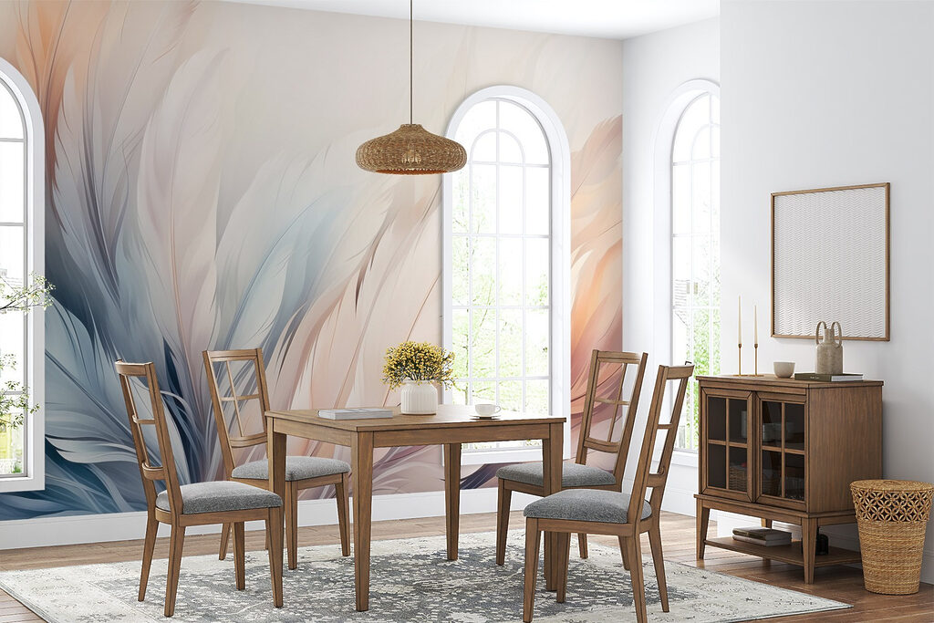Delicate tinten van zachte veertexturen — interieur 3