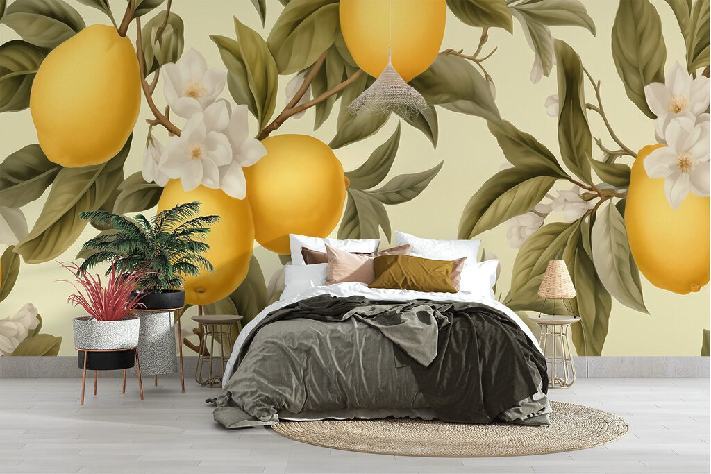 Citroenen tussen roomwitte bloesem — interieur 2