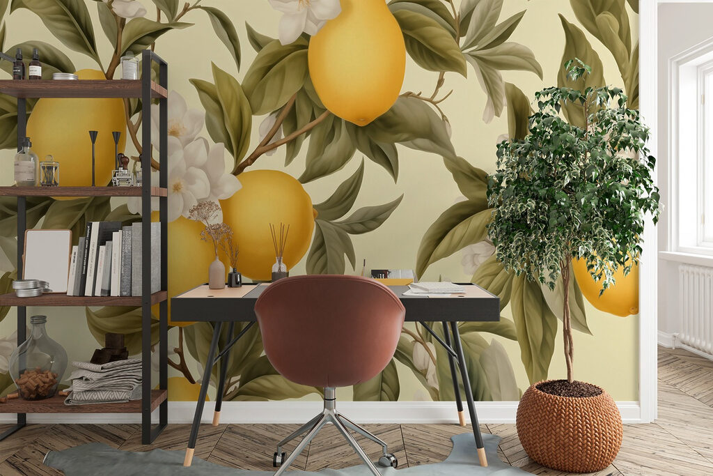 Citroenen tussen roomwitte bloesem — interieur 3