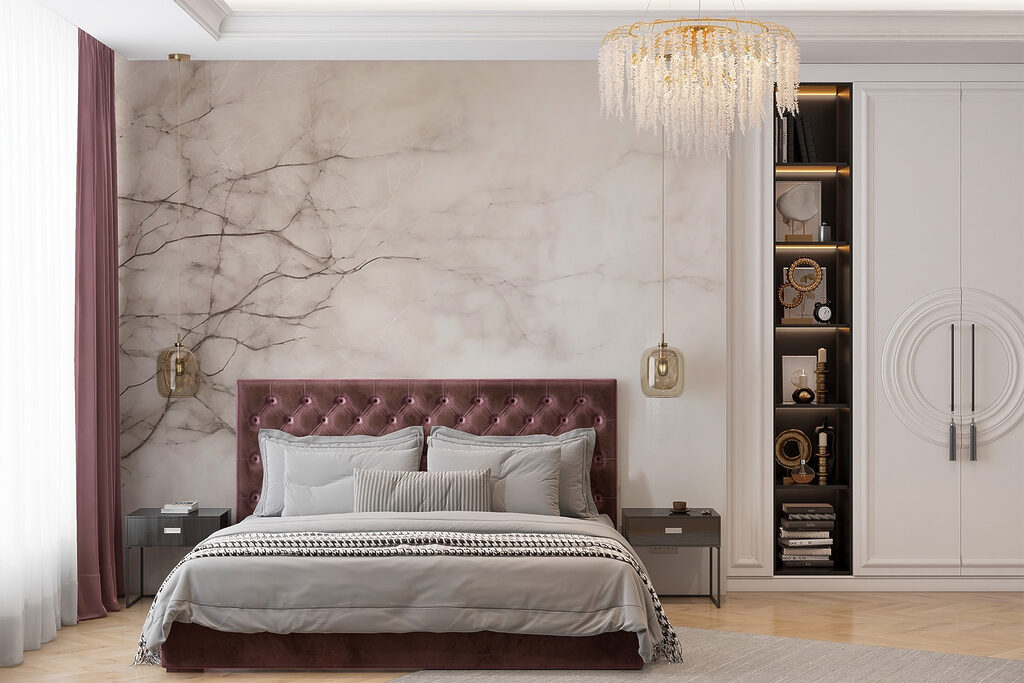 Kale takjes op roomwit — interieur 2