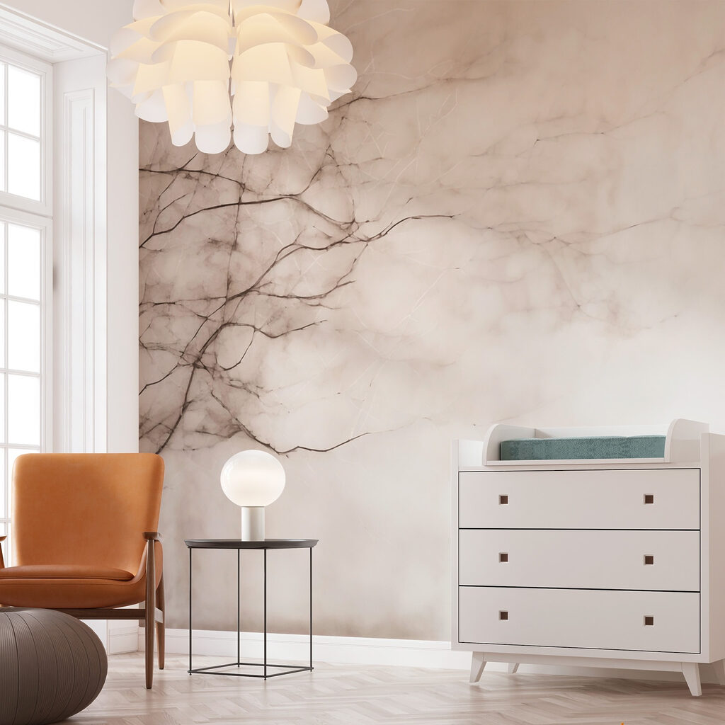 Kale takjes op roomwit — interieur 3