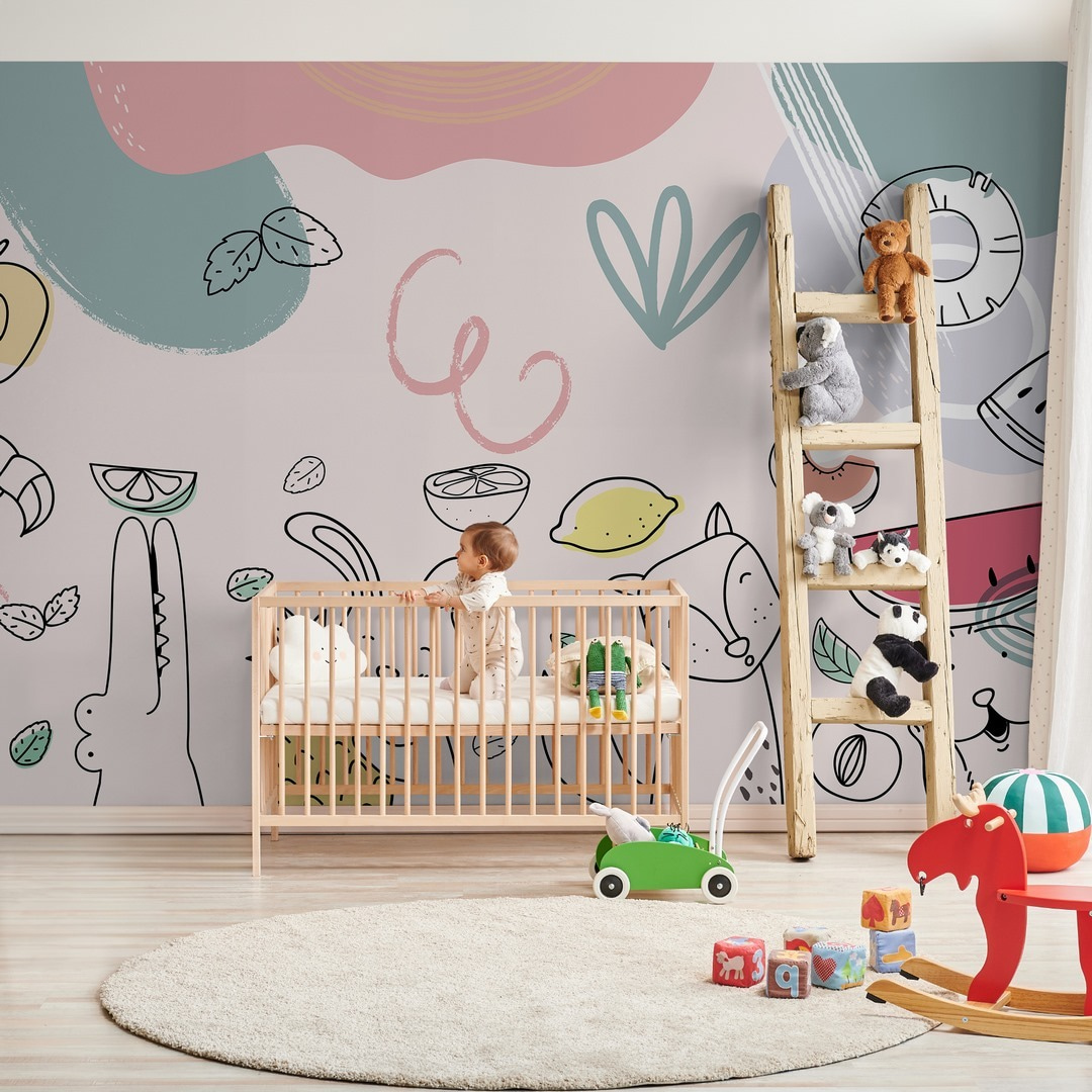 Vruchten in speelse lijnen — interieur 2