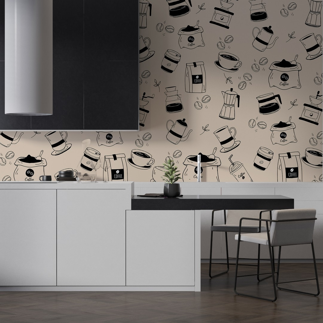 Koffiekopjes en potjes — interieur 1