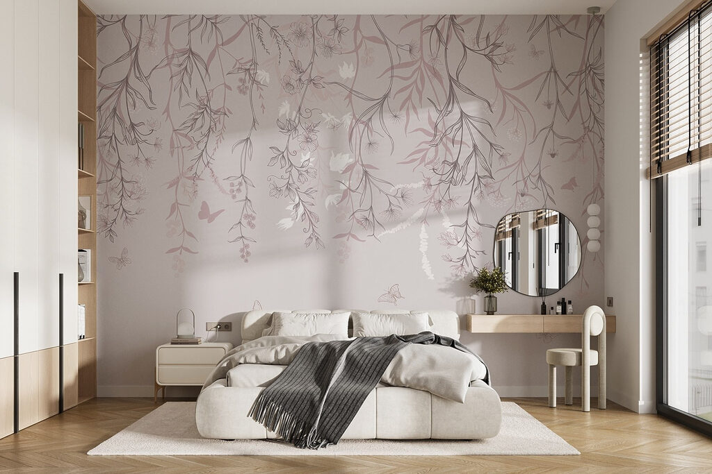 Vlinders onder fijne hangtakjes — interieur 1
