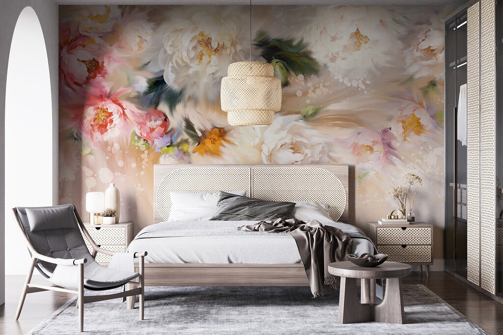 Bloemen boven een lichtstroom — interieur 1