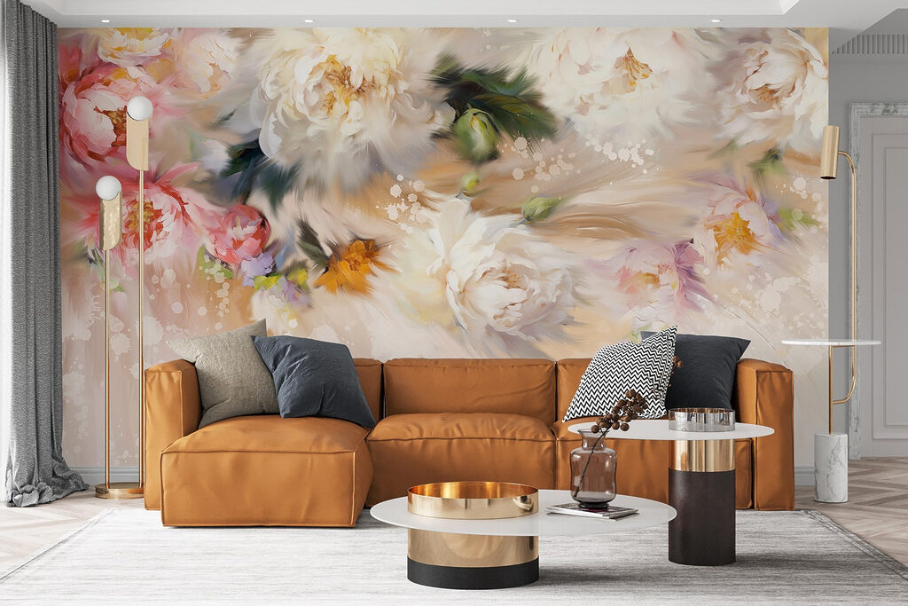 Bloemen boven een lichtstroom — interieur 3