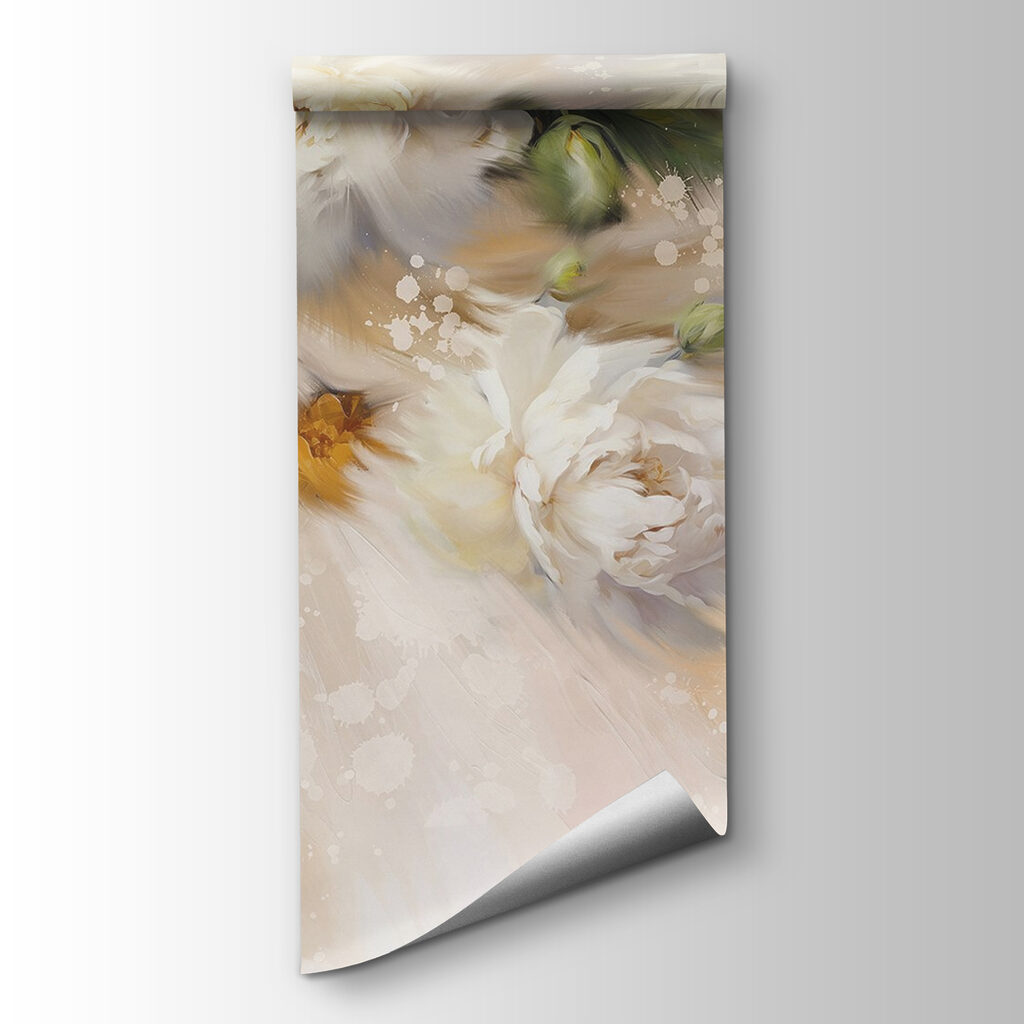 Bloemen boven een lichtstroom — productweergave