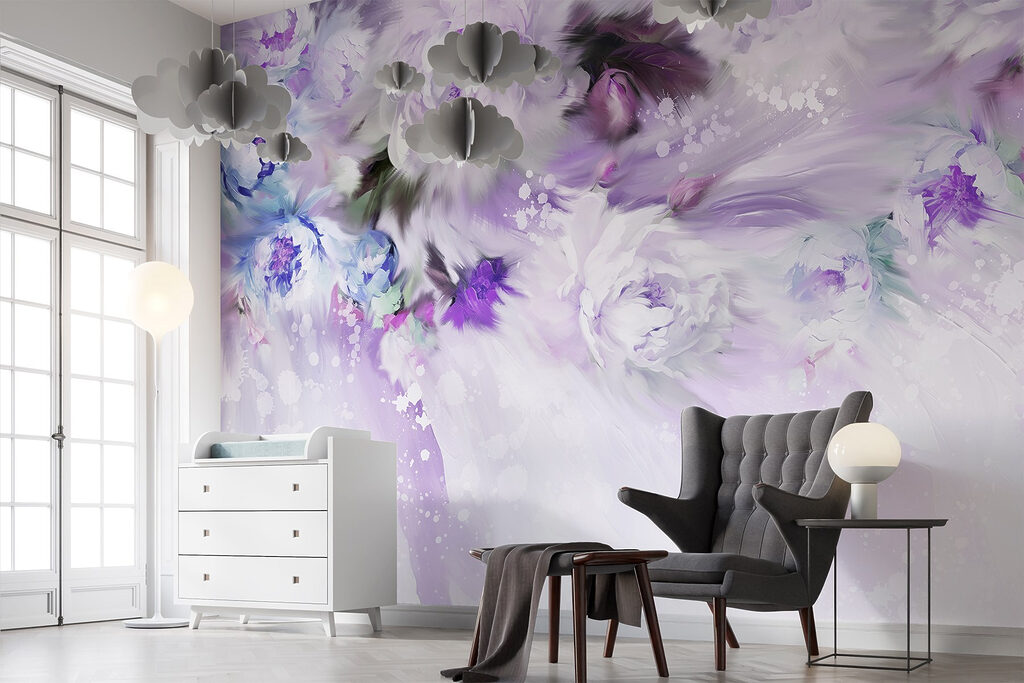 Bloemen boven een lichtstroom — interieur 4