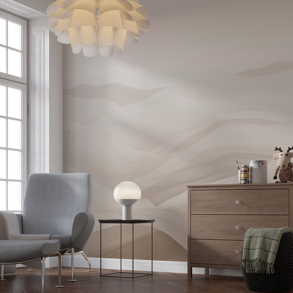 Golvende dalen in penseellagen — interieur 3