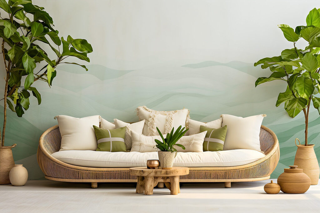 Golvende dalen in penseellagen — interieur 1