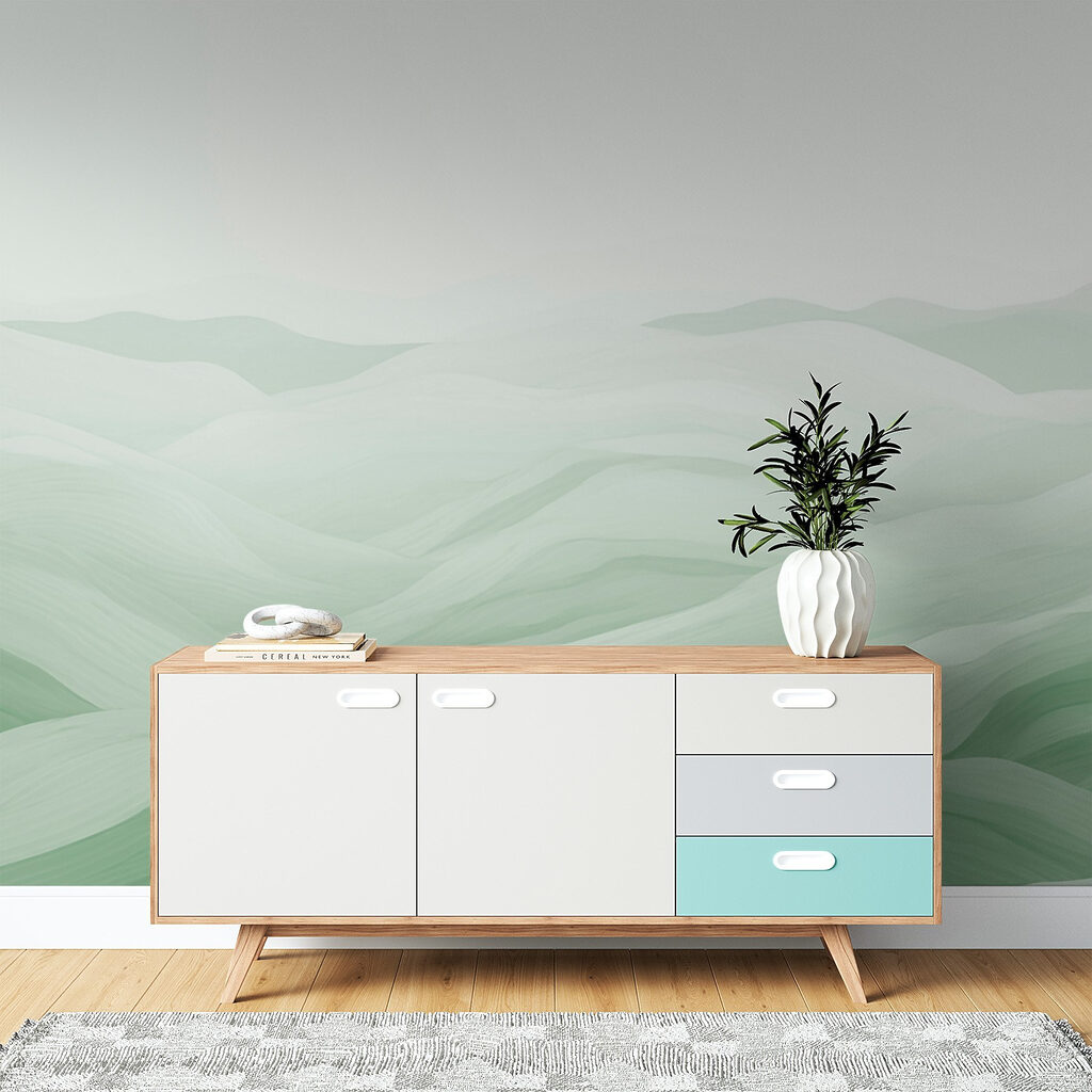 Golvende dalen in penseellagen — interieur 3
