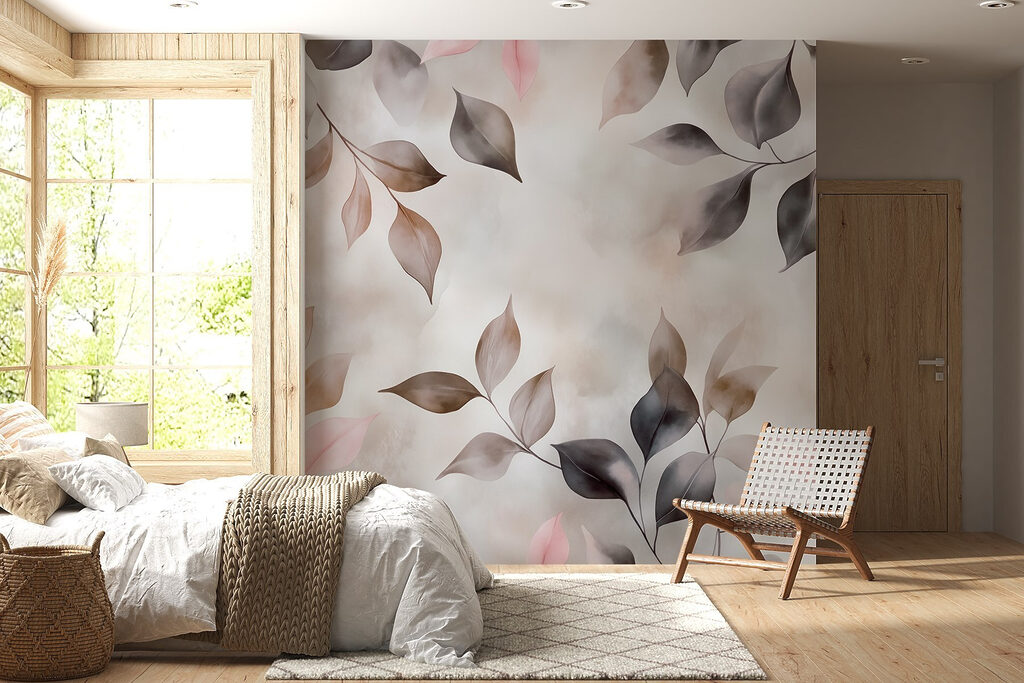 Bladtakken in roze schaduw — interieur 3